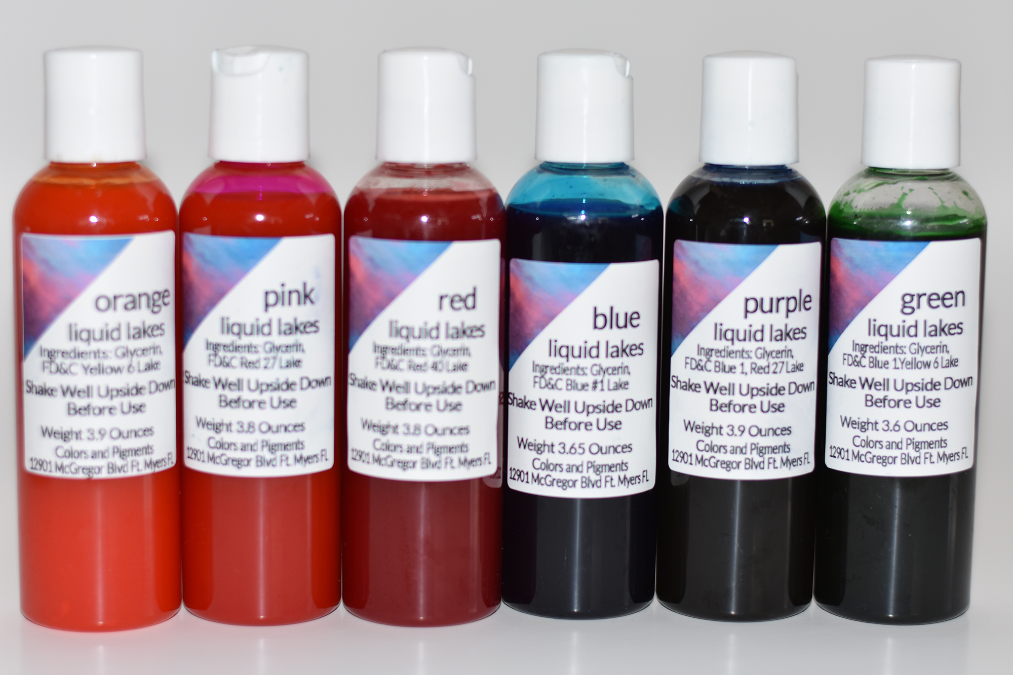 6 Color Liquid Lake Collection